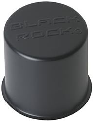 Picture of Black Rock Wheel 142512BR 142512BR BKR STEEL PUSH THROUGH CTR CAP BLACK 4.28"