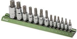 Picture of Titan Tools 16122 13 Piece Star Bit Torx® Set T10-T70