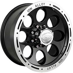 Picture of ION Alloy Wheels 174-7973B ION 174 GLOSS BLACK MACHINED 17X9 5-127 0MM 83.82MM