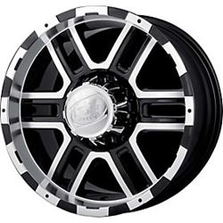 Picture of ION Alloy Wheels 179-8983B ION 179 SATIN BLACK MACHINED 18X9 6-139.7 12MM 106MM