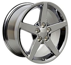 Picture of OE Wheels 4750562 19" Replica CV06 fits Chevrolet Corvette C6 19x10 Chrome