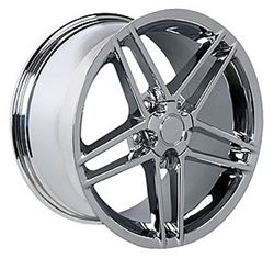 Picture of OE Wheels 5910243 19" Replica CV07B fits Chevrolet Corvette C6 Z06 19x10 Chrome