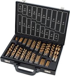 Picture of Titan Tools 11170 170 Piece Titanium Coated Drill Bit Box