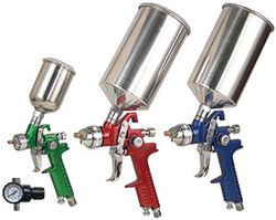 Picture of Titan Tools 19221 4 Piece Spray Gun Kit in Steel Case