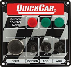 Picture of Quickcar Racing Products 50-025 Multi Purpose Switch Panel Kit