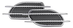 Picture of Bully TT-003 Chrome Plated Universal Hood & Fender Air Vents