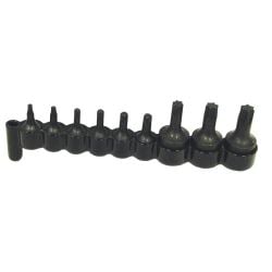 Picture of Lisle 26550 9 pc. 1/4” and 3/8” Dr. Torx Bit Set