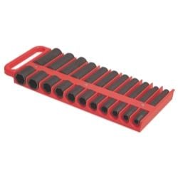 Picture of Lisle 40900  Large Magnetic 1/2” Socket Tray - Red