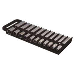Picture of Lisle 40990  Large Magnetic 1/2” Socket Tray - Black