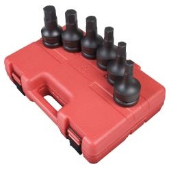 Picture of Sunex Tools 5607 1" Dr MTR Impact Hex Dr Impact Socket Set, 6pc