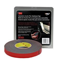 Picture of 3M 6383 AUTOMOTIVE ATTACHMENT TAPE BLACK 7/8 X 20YRDS