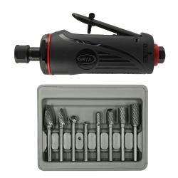 Picture of Astro Tools 2181B 8pc Burr Set / 1/4" Die Grinder Combo