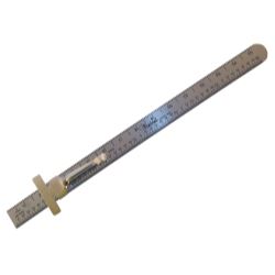 Picture of Central Tools 6514 6" Pocket Rule 32nds and 64ths Fractional Graduations
