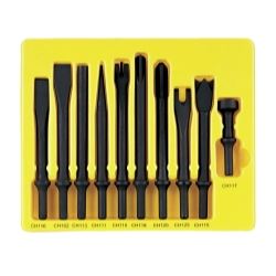 Picture of Grey Pneumatic CS110 10 Piece .401 Shank General Service Chisel Set