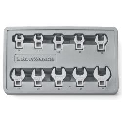 Picture of GearWrench  81909 10pc Metric Crowfoot Wrench Set 10mm-19mm