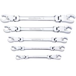 Picture of GearWrench 89100 5 Piece SAE Flex Flarenut Wrench