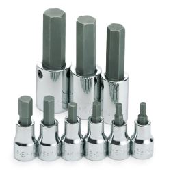 Picture of SK Hand Tools 19733 Socket Hex Bit Set 3/8in. Drive 9pc Sae