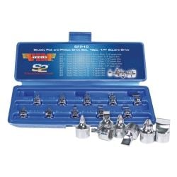 Picture of VIMTools SFP10 10 pc 1/4” Square Drive Stubby Flat and Phillips Drive Set