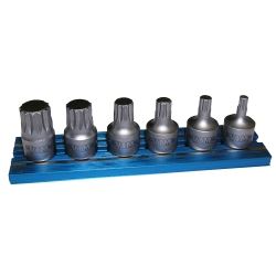 Picture of VIMTools XZNS412 1/4" Stubby Triple Square Bit Set  on Mag Rail