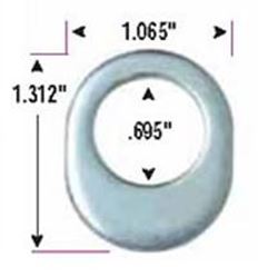 Picture of Gorilla Automotive 79905 Washer Keystone Offset Bulk 79905
