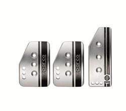 Picture of Sparco 037879IT01 PEDAL SET SETTANTA SILVER