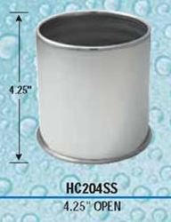 Picture of Gorilla Automotive HC204SS Push Through Hub Cover Open End 4.25 OD Polished Stainless Steel Bulk HC204SS