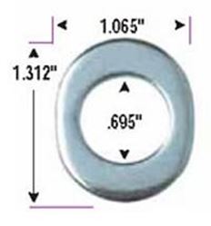 Picture of Gorilla Automotive 79906 Washer Keystone Center Bulk 79906