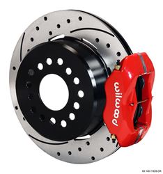 Picture of Wilwood 140-11828-DR FDL P/S Park Brake Kit, Drill-Red