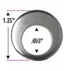 Picture of Gorilla Automotive 79913C Washer Cragar Offset Chr 5-Pk Clam 79913C
