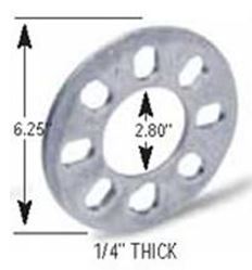 Picture of Gorilla Automotive SP601 Wheel Spacer 4 Hole 1/4 Thick SP601